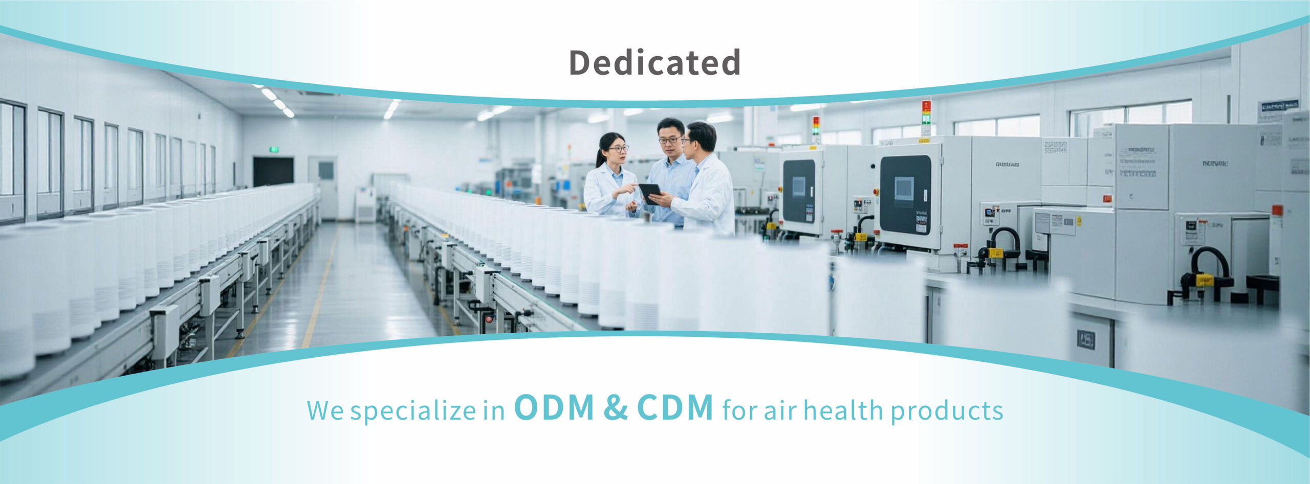 Wespecializein ODM&CDM for airhealth products