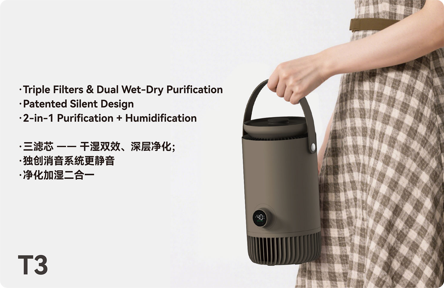 2 in 1·Air Purification Humidifier